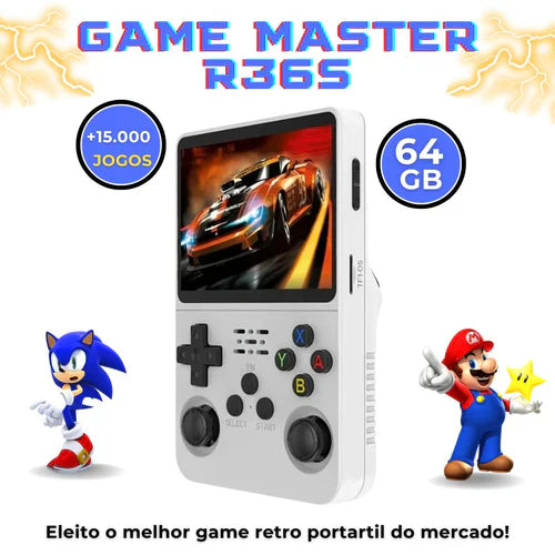 Game Master R36S - Game Retro Portatil