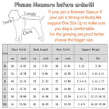 Animal Embroidery Dog Vest Fashion Thin Dog Clothes Summer Puppy Pullovers Soft Waffle Cat Shirt Pet Vest Bichon Poodle Costume