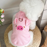 Animal Embroidery Dog Vest Fashion Thin Dog Clothes Summer Puppy Pullovers Soft Waffle Cat Shirt Pet Vest Bichon Poodle Costume