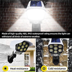 luz Solar com Sensorde movimetoe controle&nbsp; Remoto