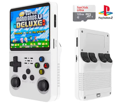 Portátil R36S™ Original - 21.500 Jogos de 20+ Consoles (180 dias de Garantia)